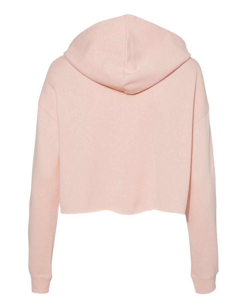 Independent Trading Co. Women’s Lightweight Crop Hooded Sweatshirt AFX64CRP #color_Blush