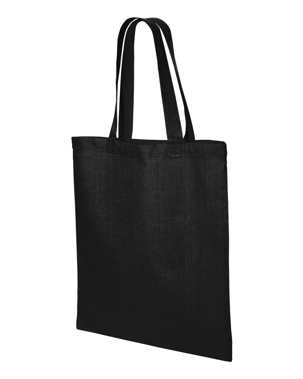Q-Tees Economical Tote QTB #color_Black