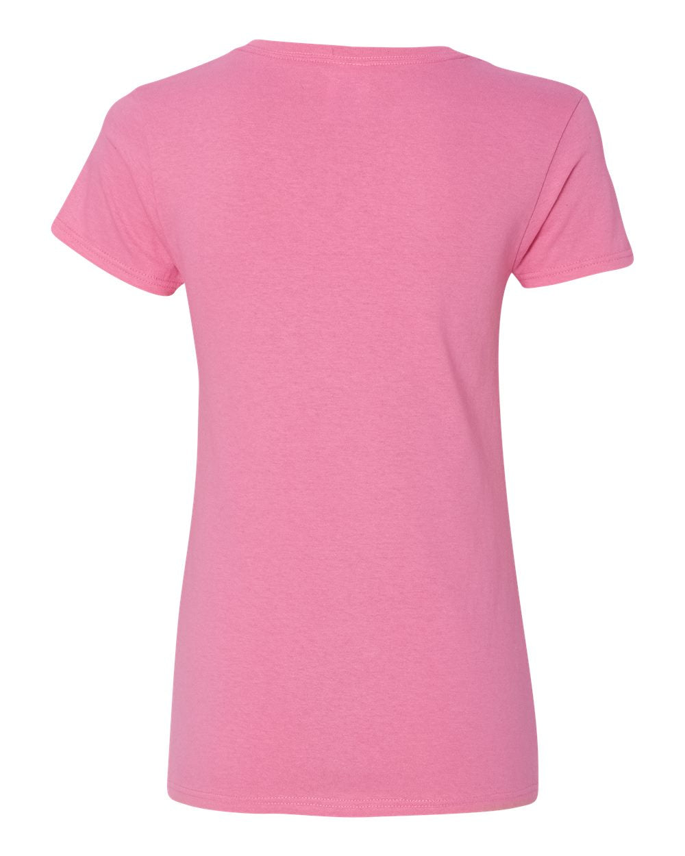 Gildan Heavy Cotton™ Women’s V-Neck T-Shirt 5V00L #color_Azalea