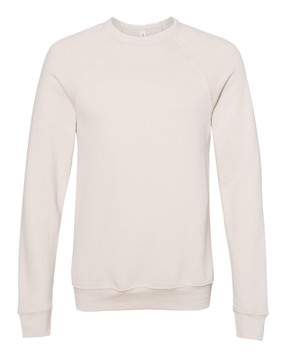 Heather Dust Color Unisex Sponge Fleece Raglan Crewneck Sweatshirt