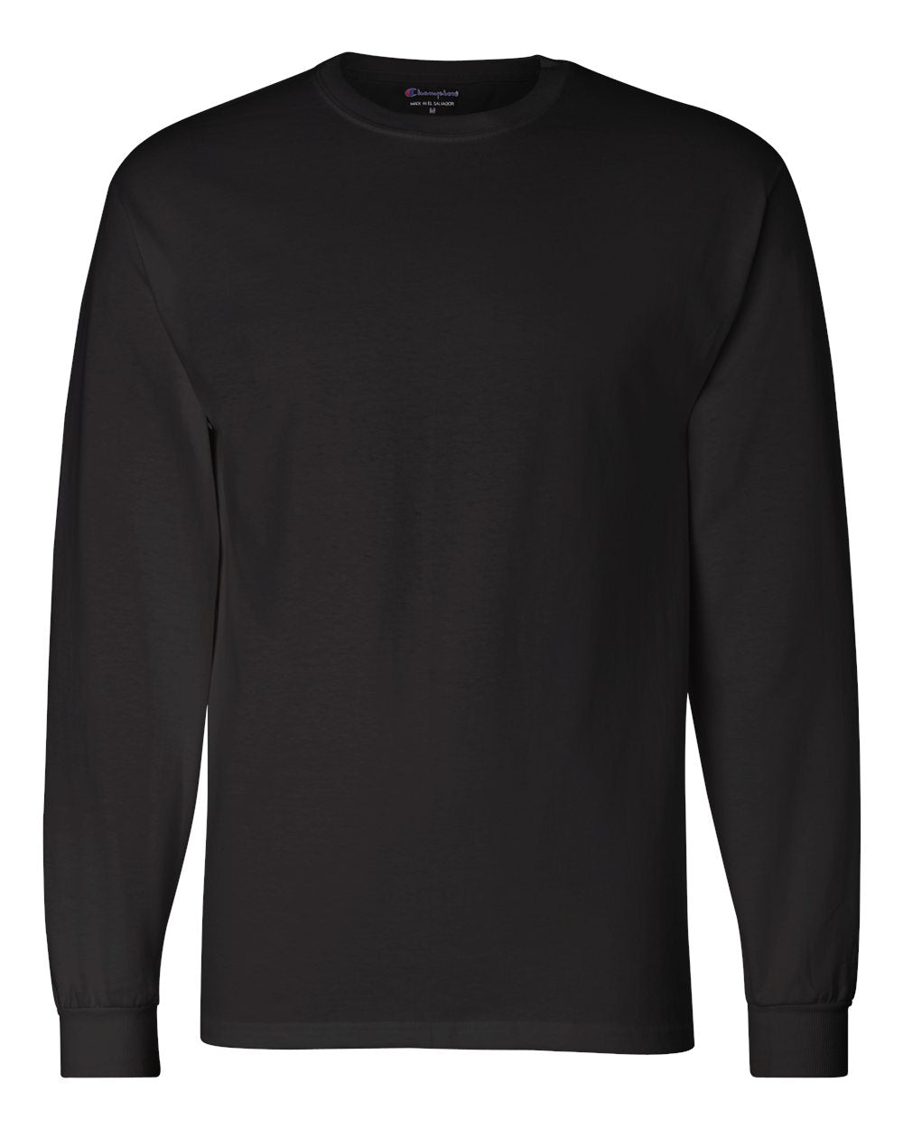 Champion Long Sleeve T-Shirt CC8C #color_Black