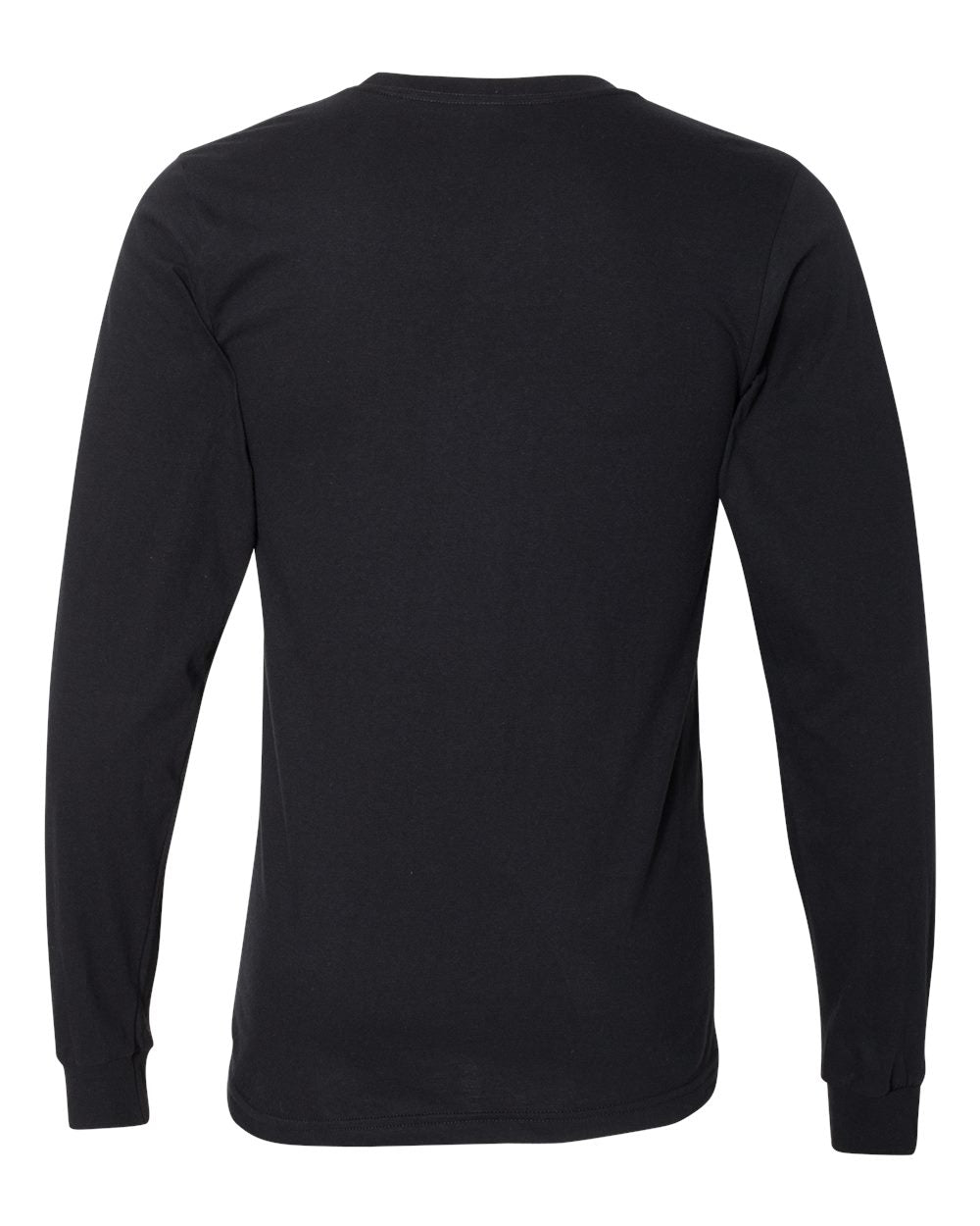 American Apparel 2007 Fine Jersey Long Sleeve Tee #color_Black