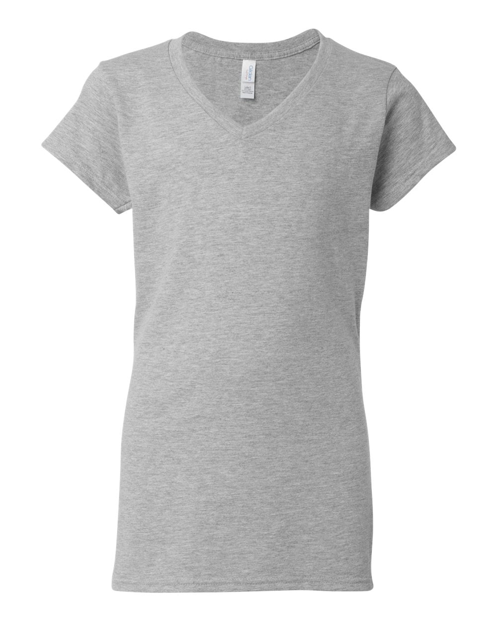 Gildan Softstyle® Women’s V-Neck T-Shirt 64V00L #color_Sport Grey