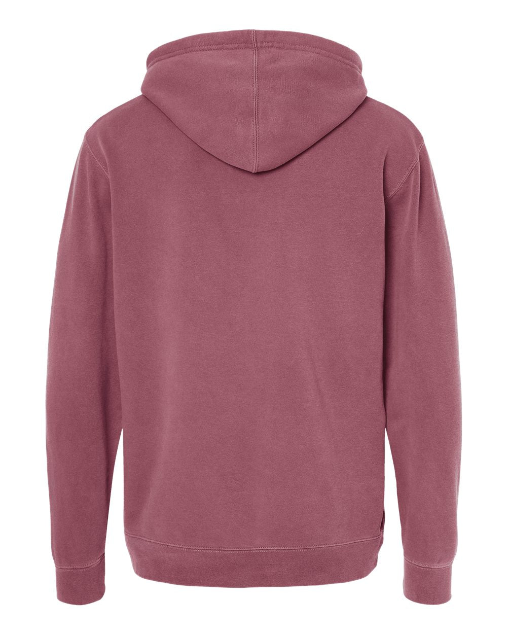 Independent Trading Co. Unisex Midweight Pigment-Dyed Hooded Sweatshirt PRM4500 #color_Pigment Maroon