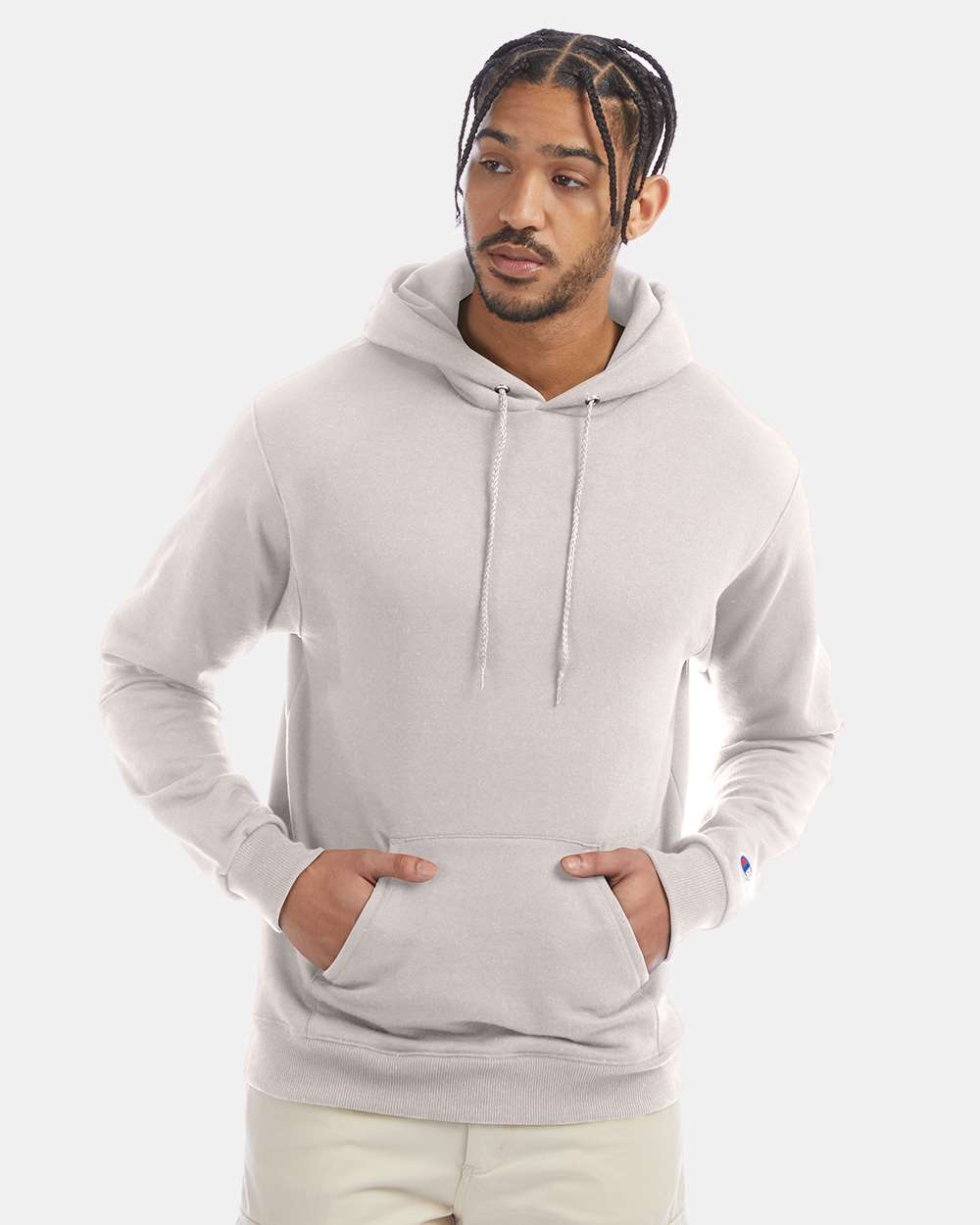 Champion Powerblend® Hooded Sweatshirt S700 #colormdl_Body Blush