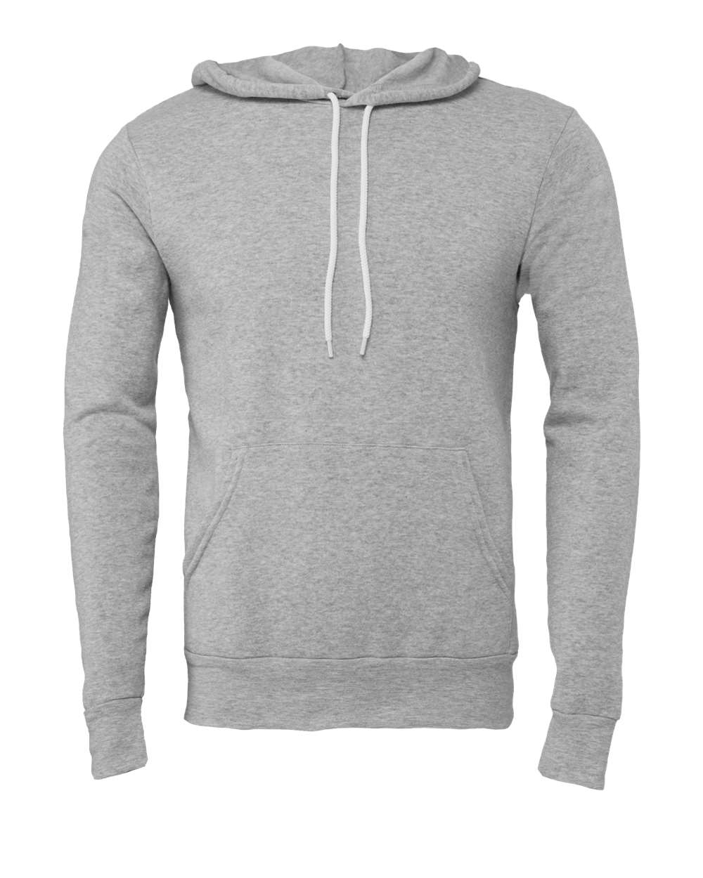 BELLA + CANVAS Unisex Sponge Fleece Hoodie 3719 #color_Athletic Heather