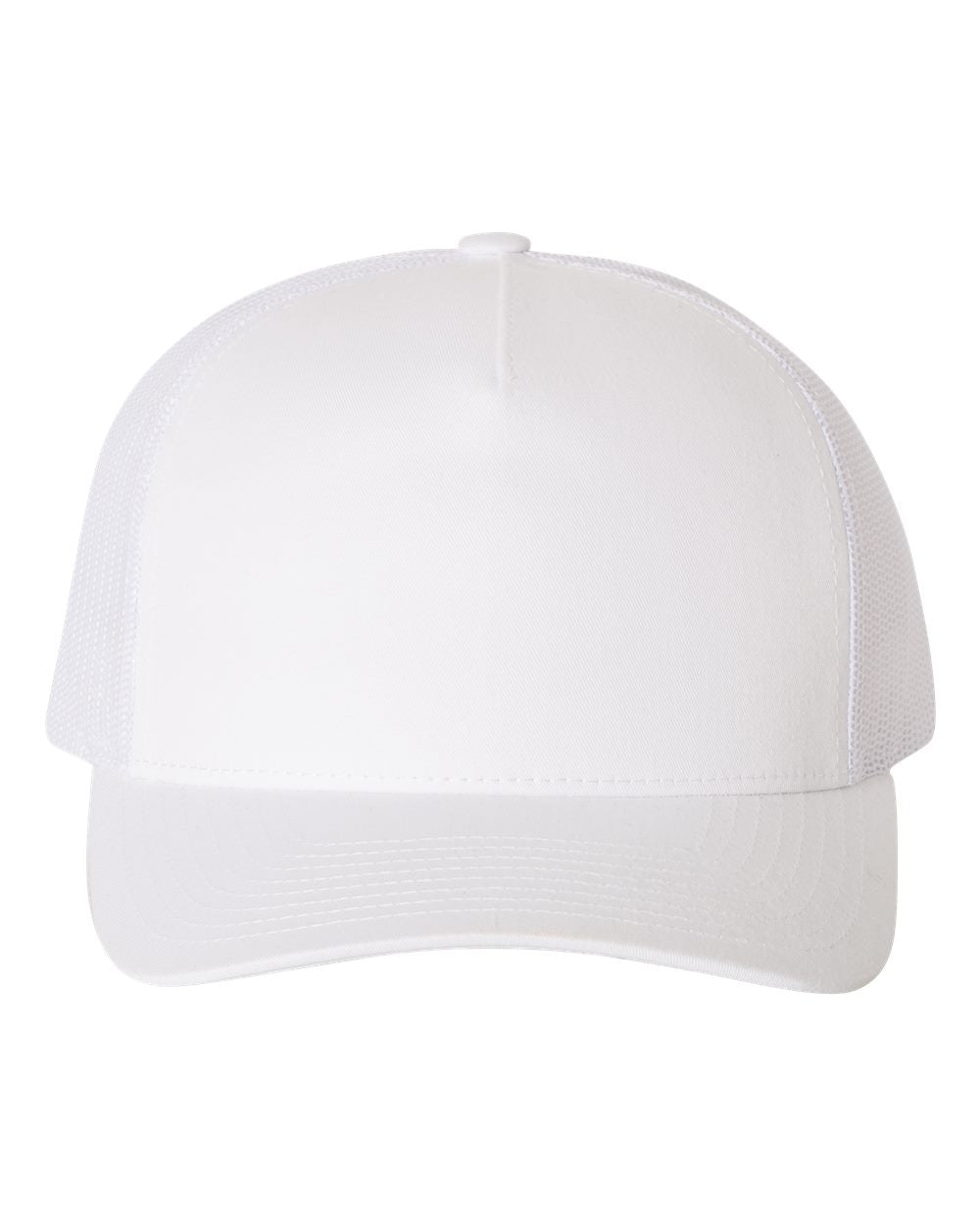 White Color Retro Trucker Cap
