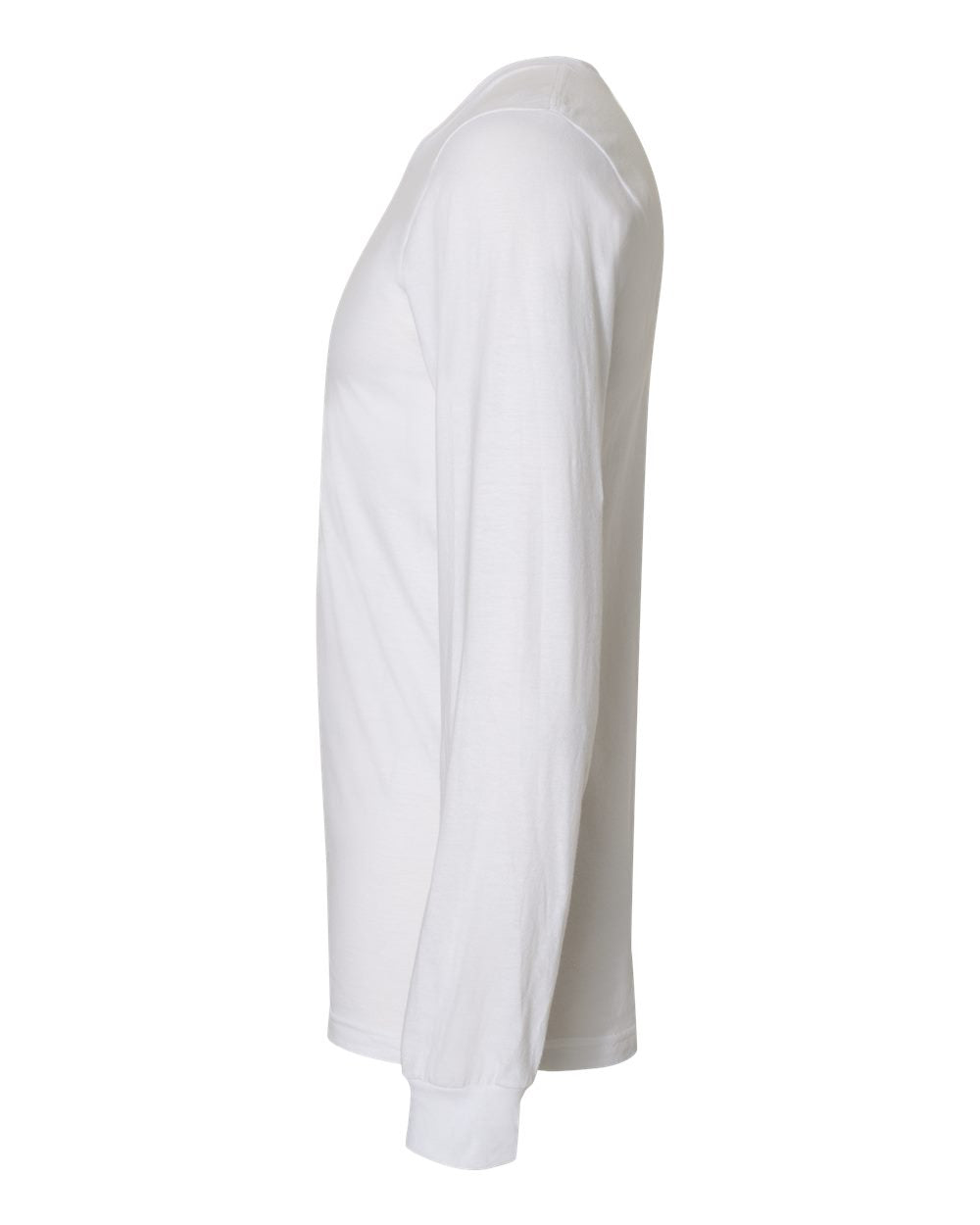 American Apparel 2007 Fine Jersey Long Sleeve Tee #color_White