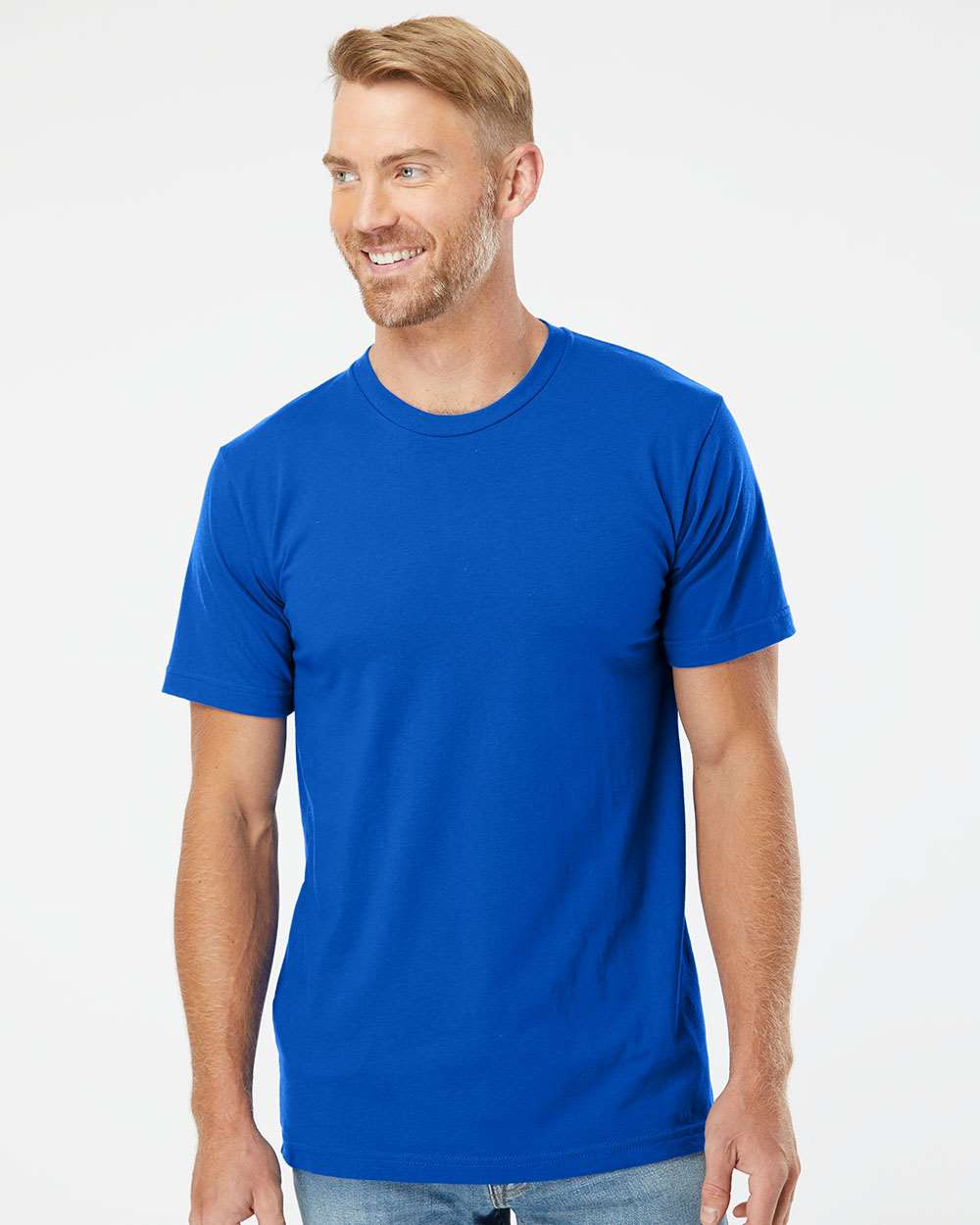 American Apparel 2001 Fine Jersey Tee #colormdl_Royal Blue