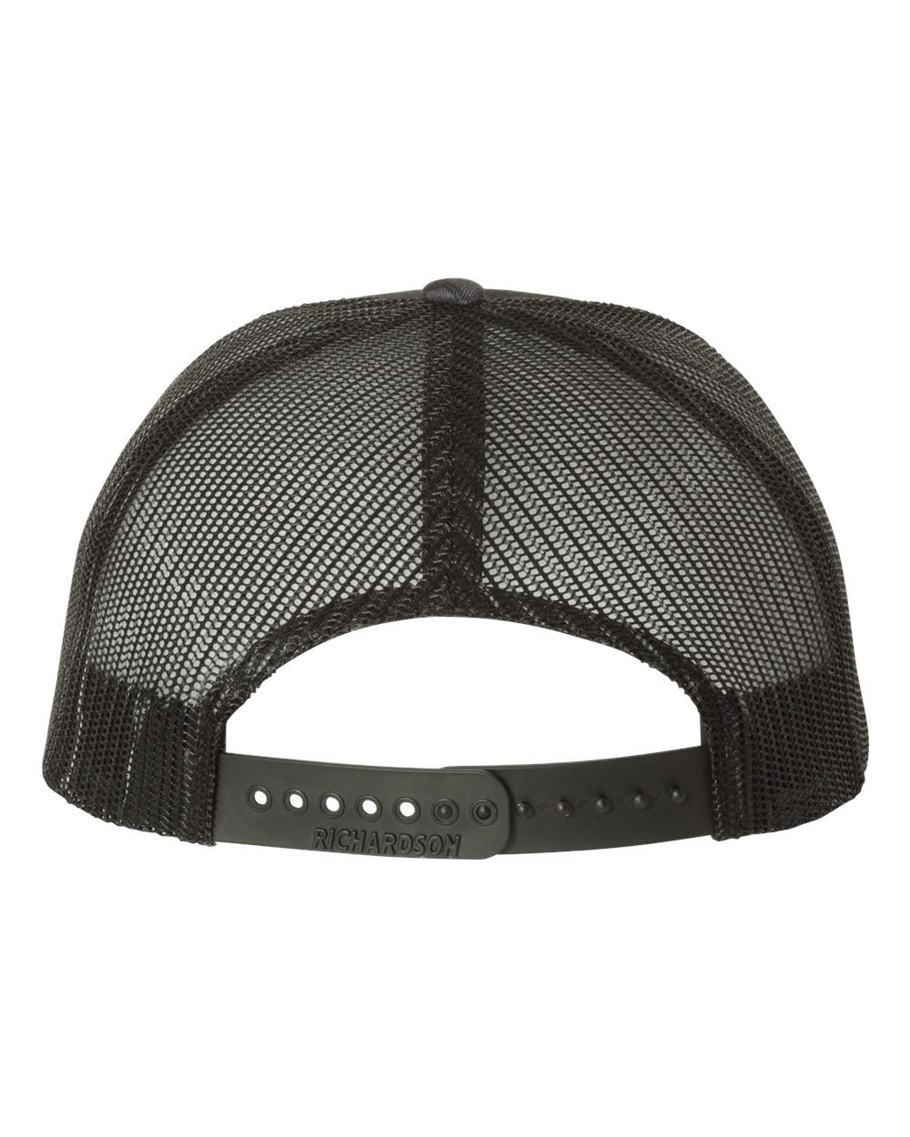 Kryptek Typhon and Black Patterned Snapback Trucker Cap Back View