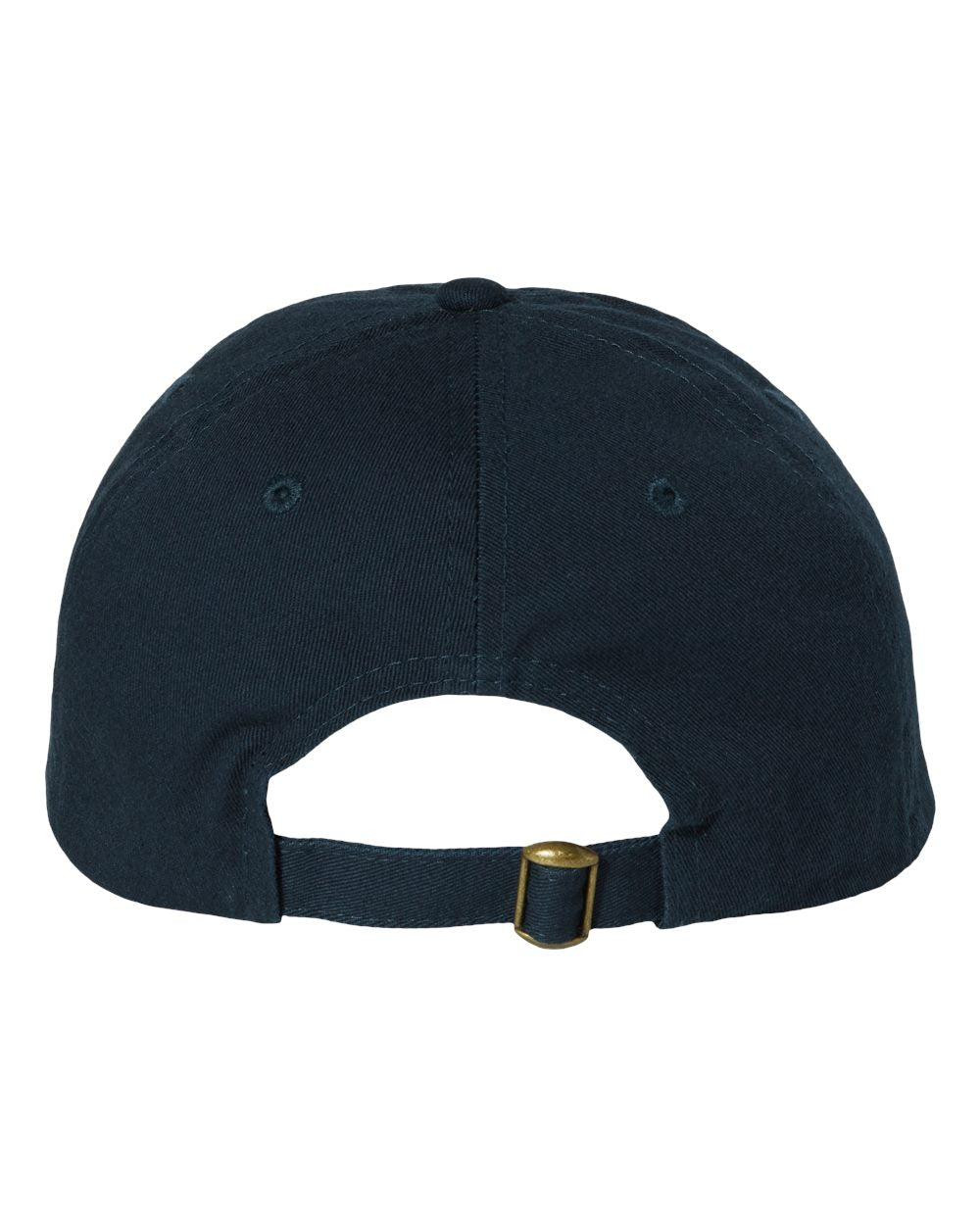 Navy Color Adult Bio-Washed Classic Dad’s Cap Back View