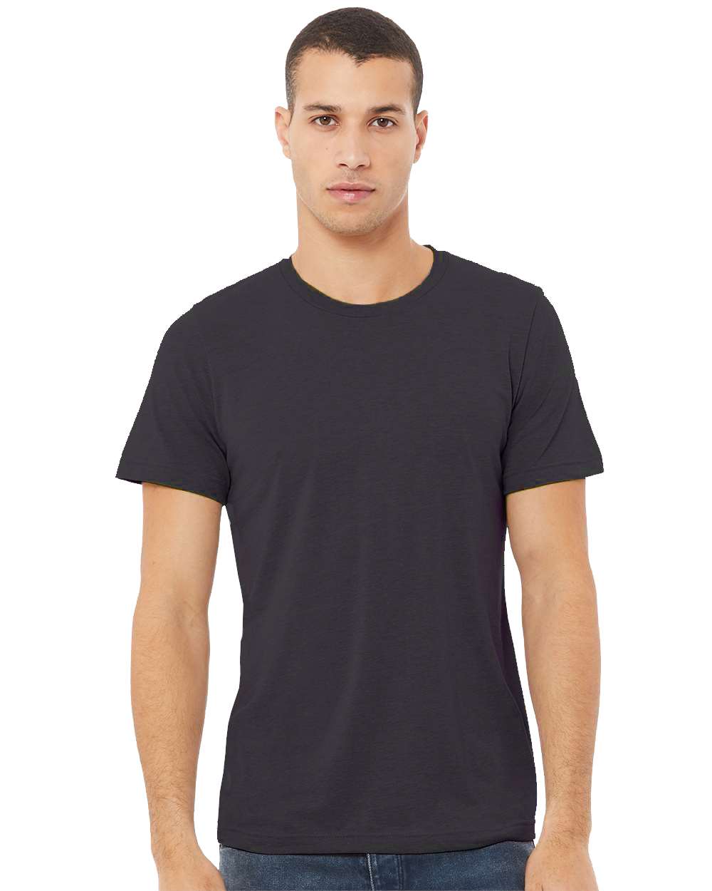 mdl Black Heather Triblend Color Unisex Triblend Tee