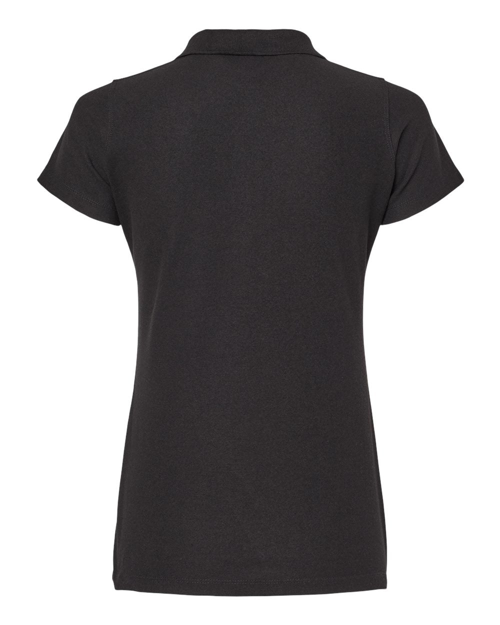 M&O Women's Soft Touch Polo 7007 #color_Fine Black