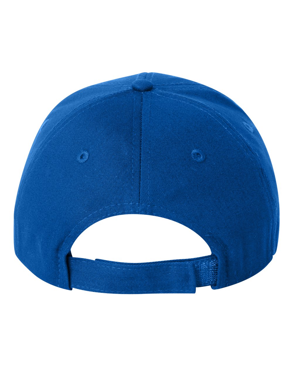 Royal Blue Color Valucap Chino Cap Back View