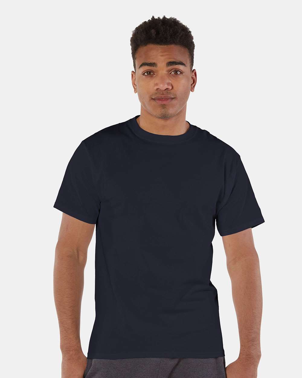 Champion Short Sleeve T-Shirt T425 #colormdl_Navy