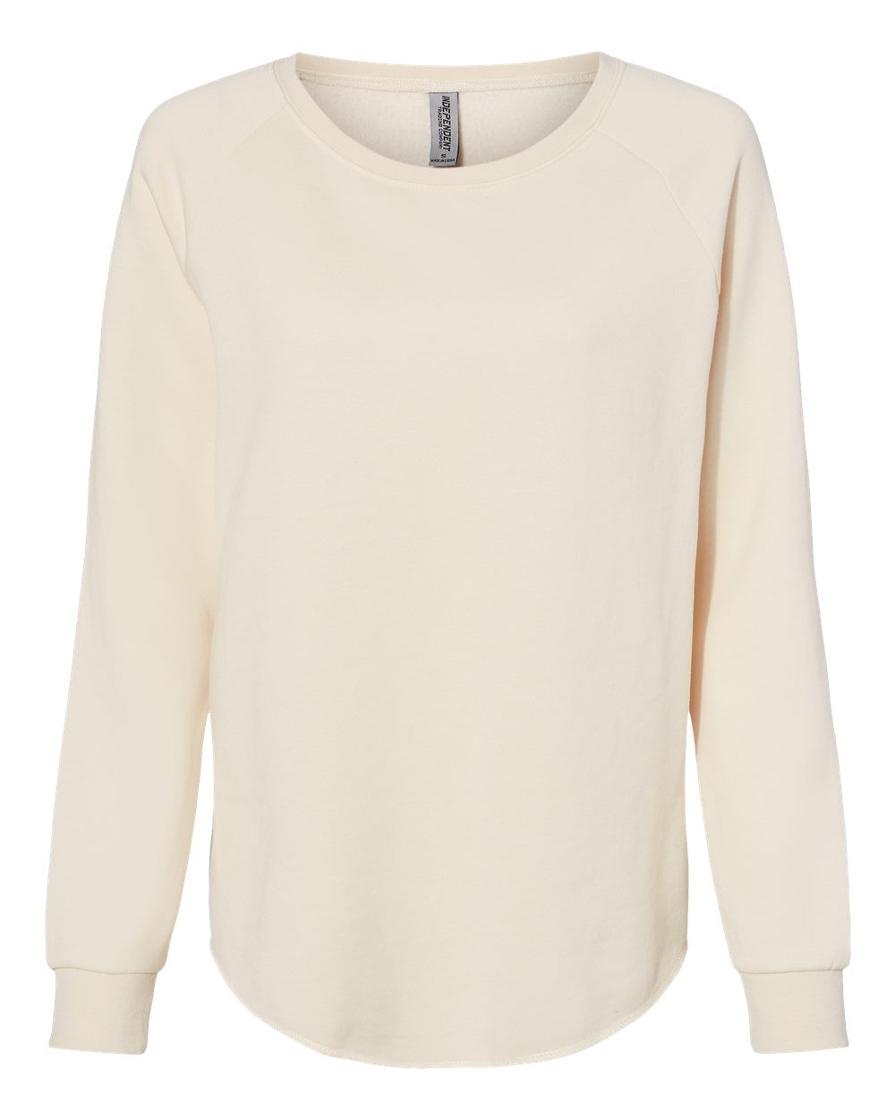 Independent Trading Co. Women's California Wave Wash Crewneck Sweatshirt PRM2000 #color_Bone