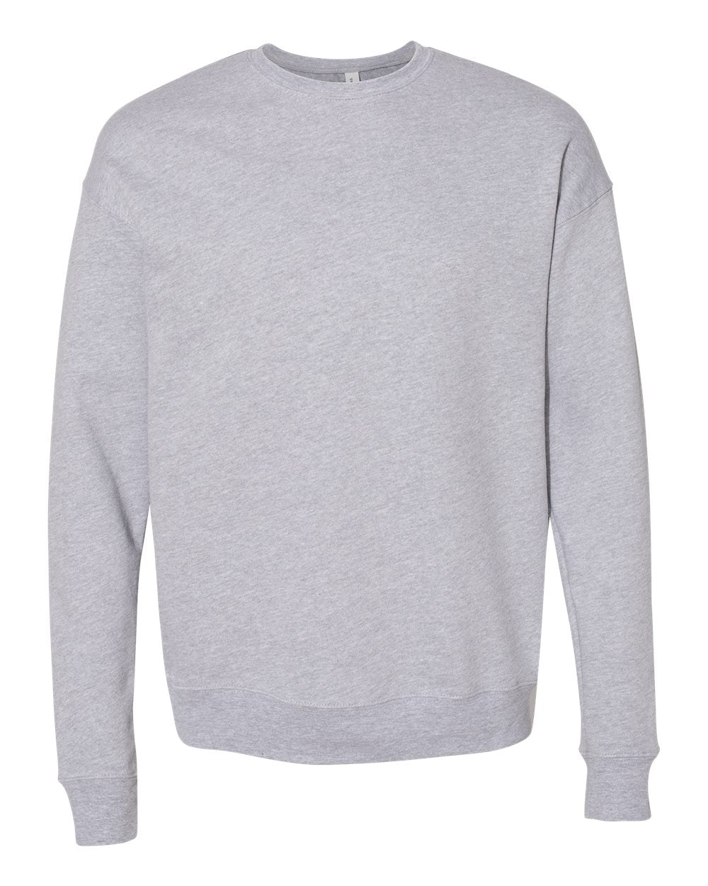 Athletic Heather Color Unisex Sponge Fleece Drop Shoulder Crewneck Sweatshirt