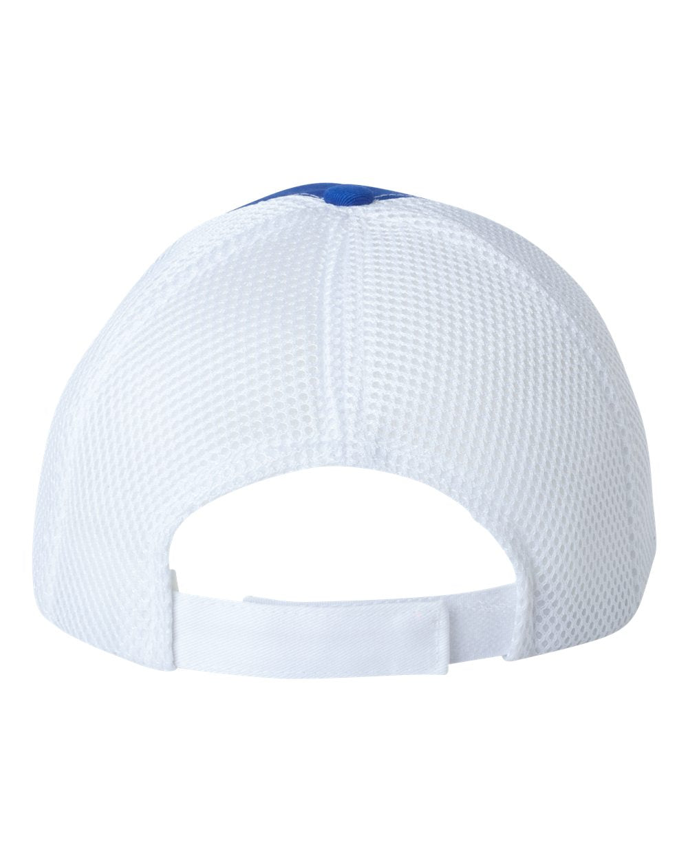 Royal and White Color Sportsman Spacer Mesh-Back Cap Back View