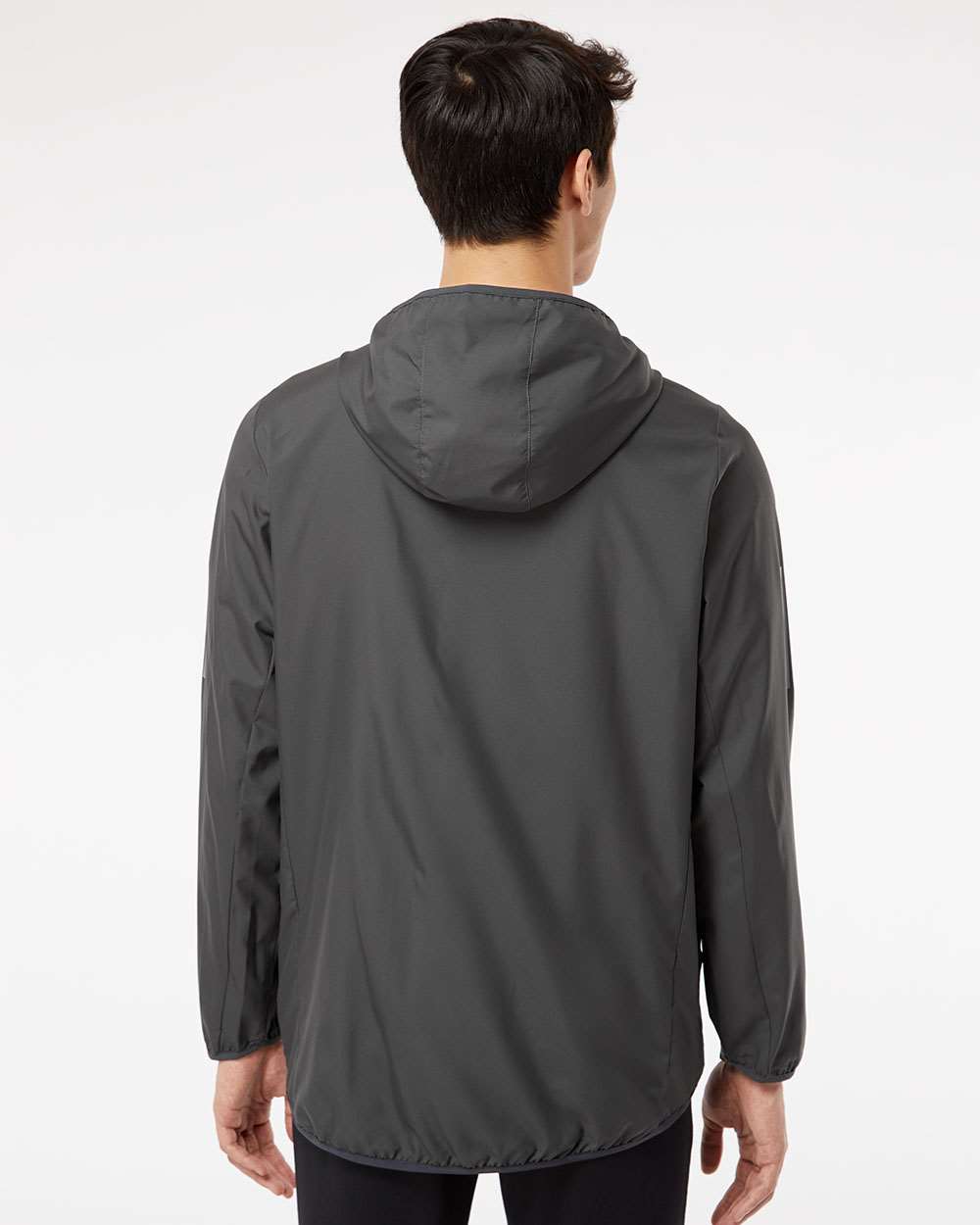 Adidas A524 Hooded Full-Zip Windbreaker #colormdl_Grey Six