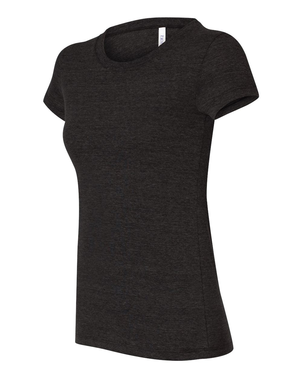 Charcoal Black Triblend Color Women's Triblend Tee