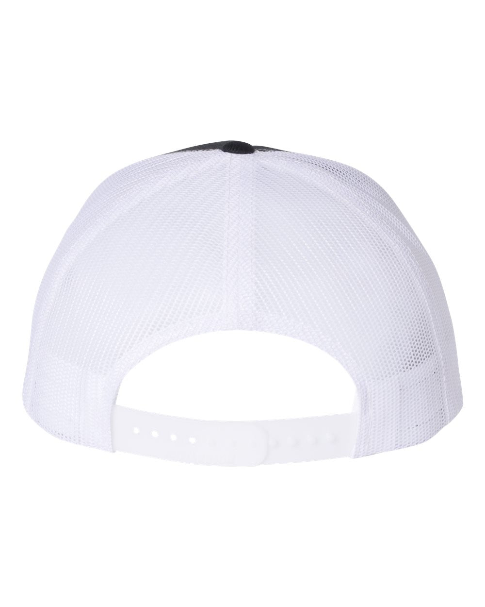 Richardson Five-Panel Trucker Cap 112FP Navy and White Color Five-Panel Trucker Cap Back View Back View