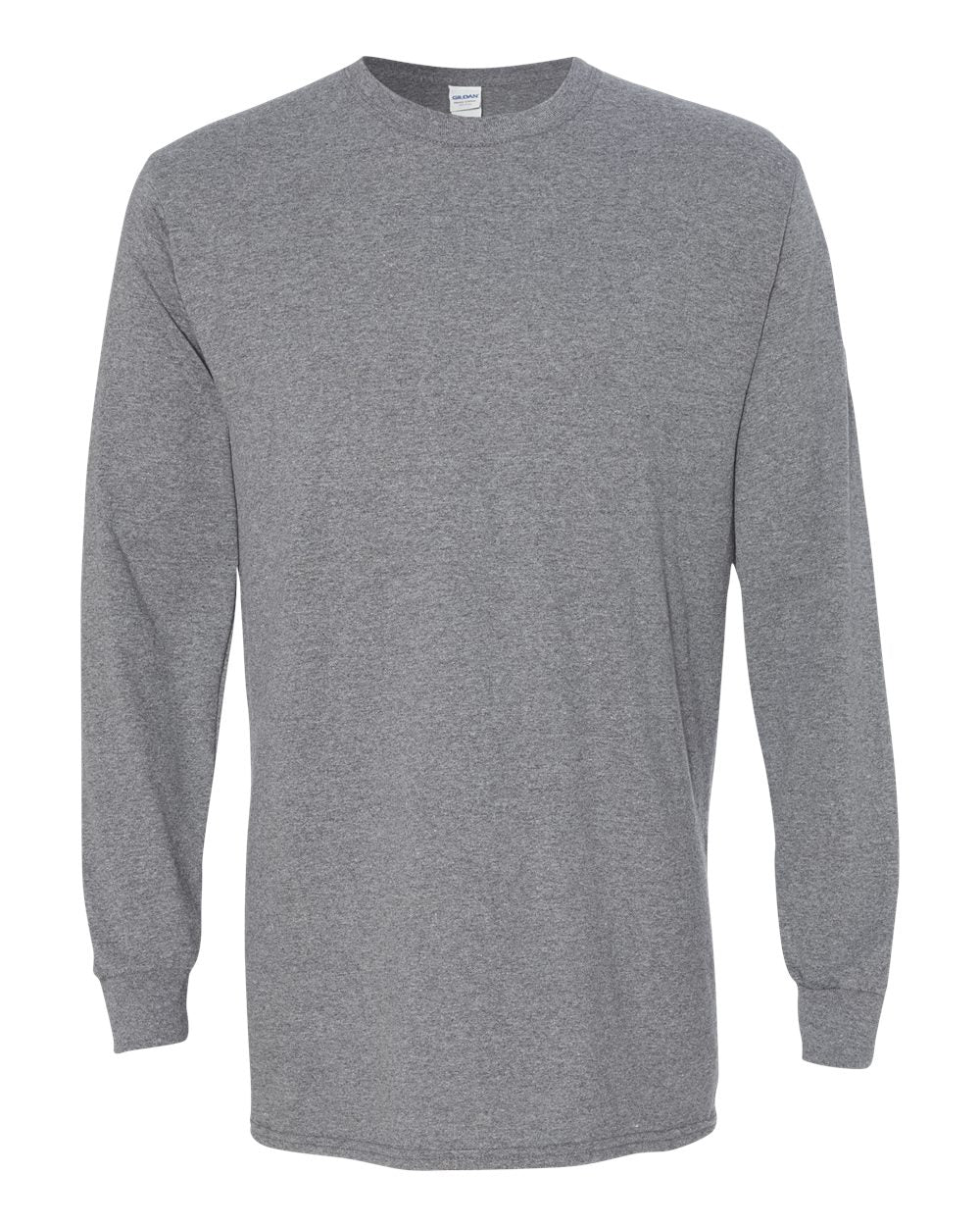Gildan Heavy Cotton™ Long Sleeve T-Shirt 5400 #color_Graphite Heather