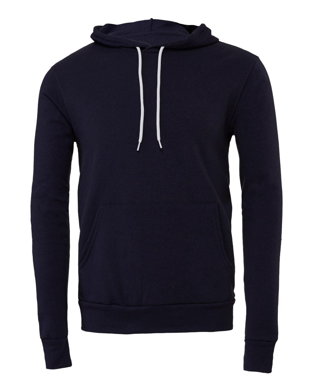 BELLA + CANVAS Unisex Sponge Fleece Hoodie 3719 Navy Color Unisex Sponge Fleece Hoodie