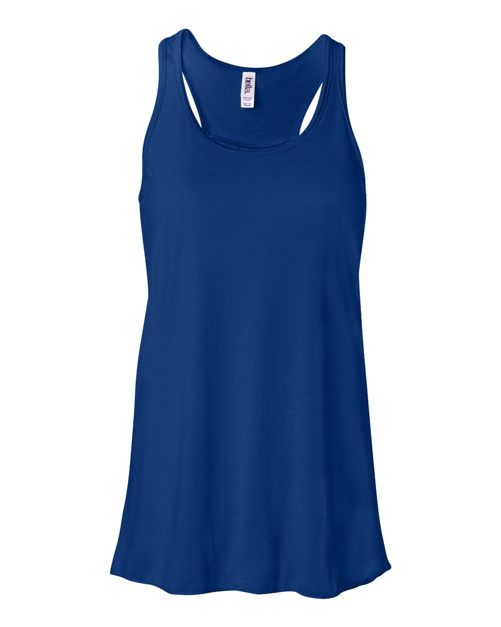 True Royal Color Women's Flowy Racerback Tank