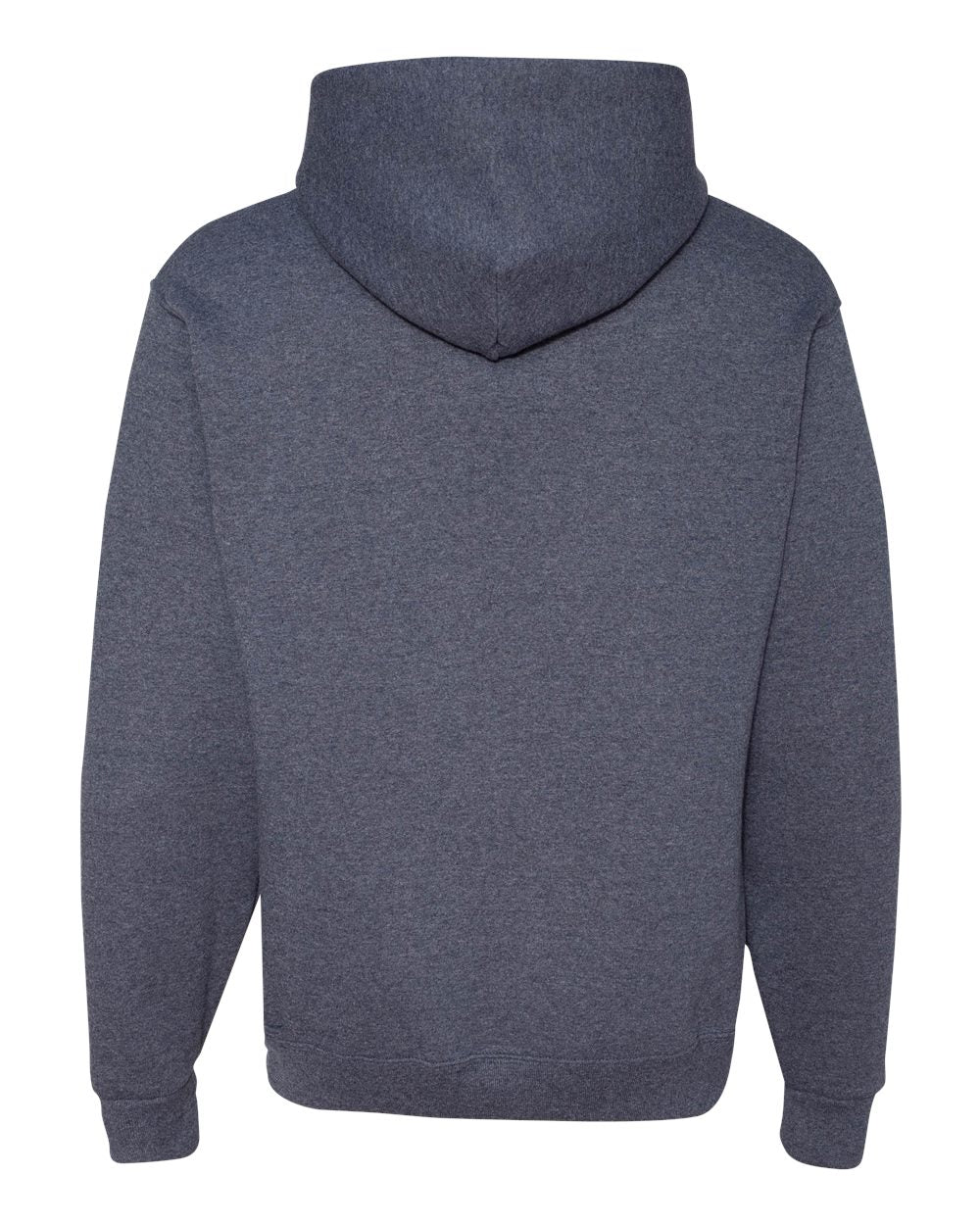 JERZEES NuBlend® Hooded Sweatshirt 996MR #color_Vintage Heather Navy