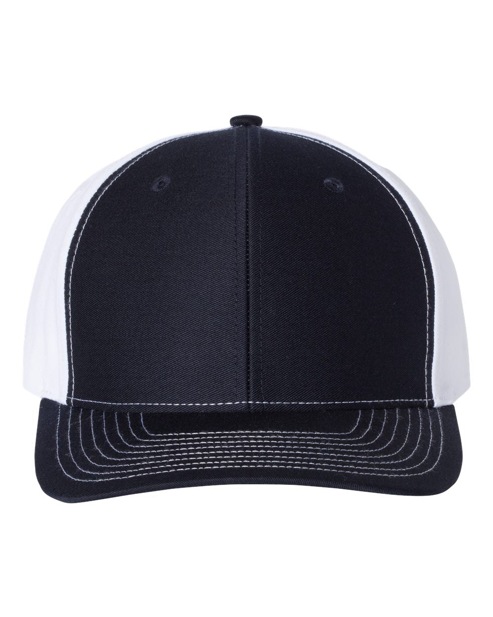 Richardson Twill Back Trucker Cap 312 #color_Navy/ White