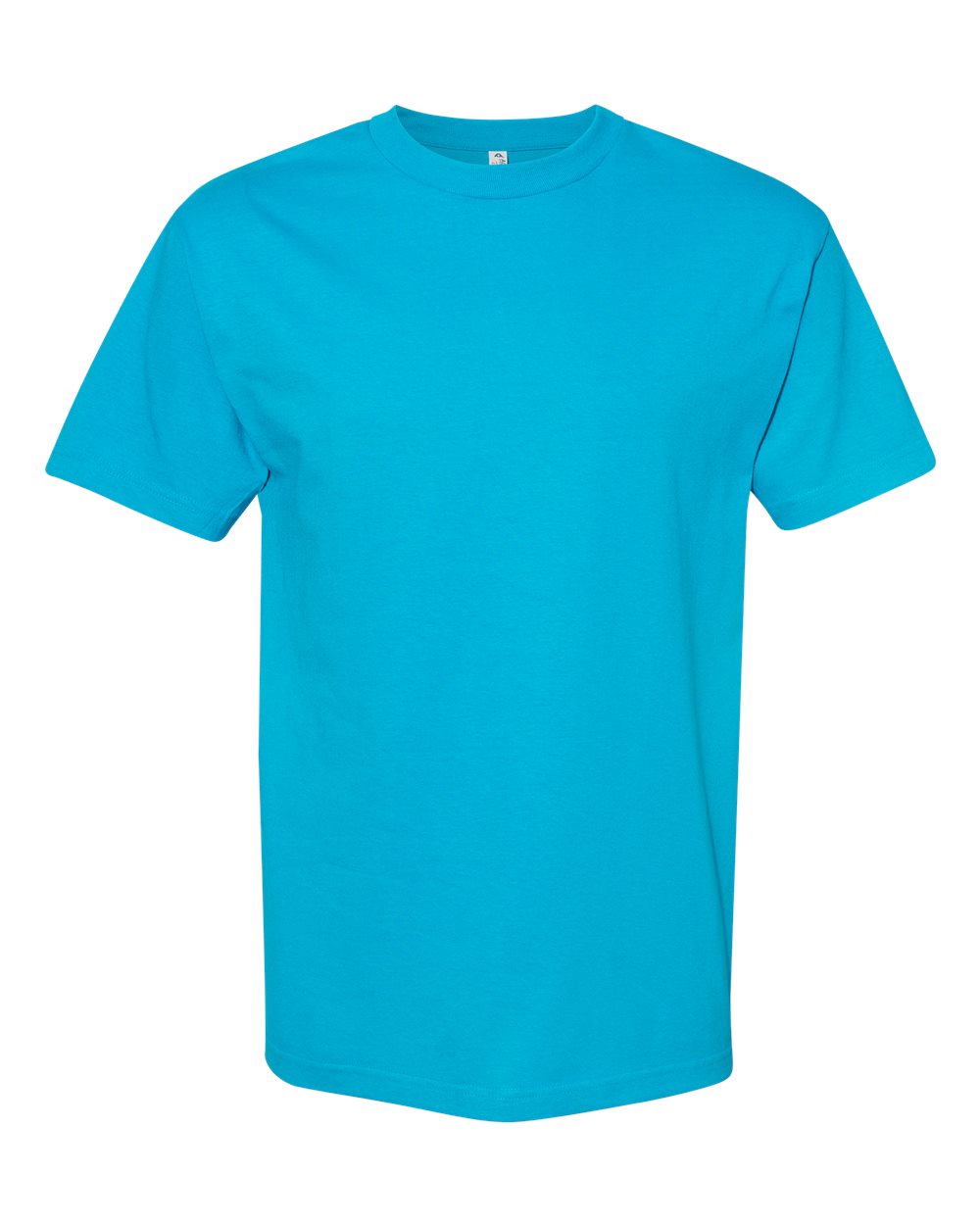 American Apparel 1301 Unisex Heavyweight Cotton Tee #color_Turquoise