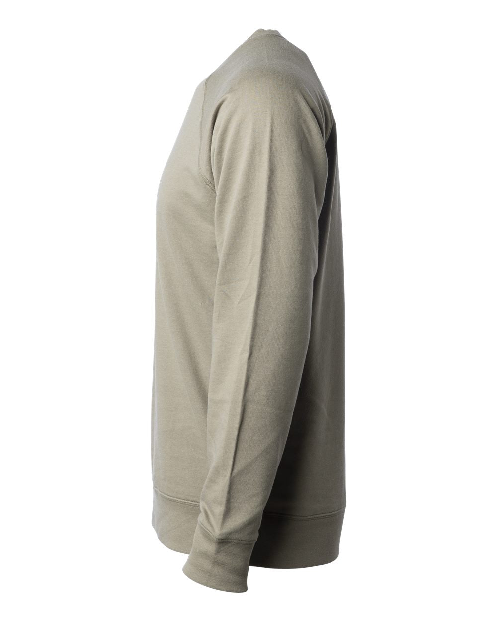 Independent Trading Co. Icon Unisex Lightweight Loopback Terry Crewneck Sweatshirt SS1000C #color_Olive