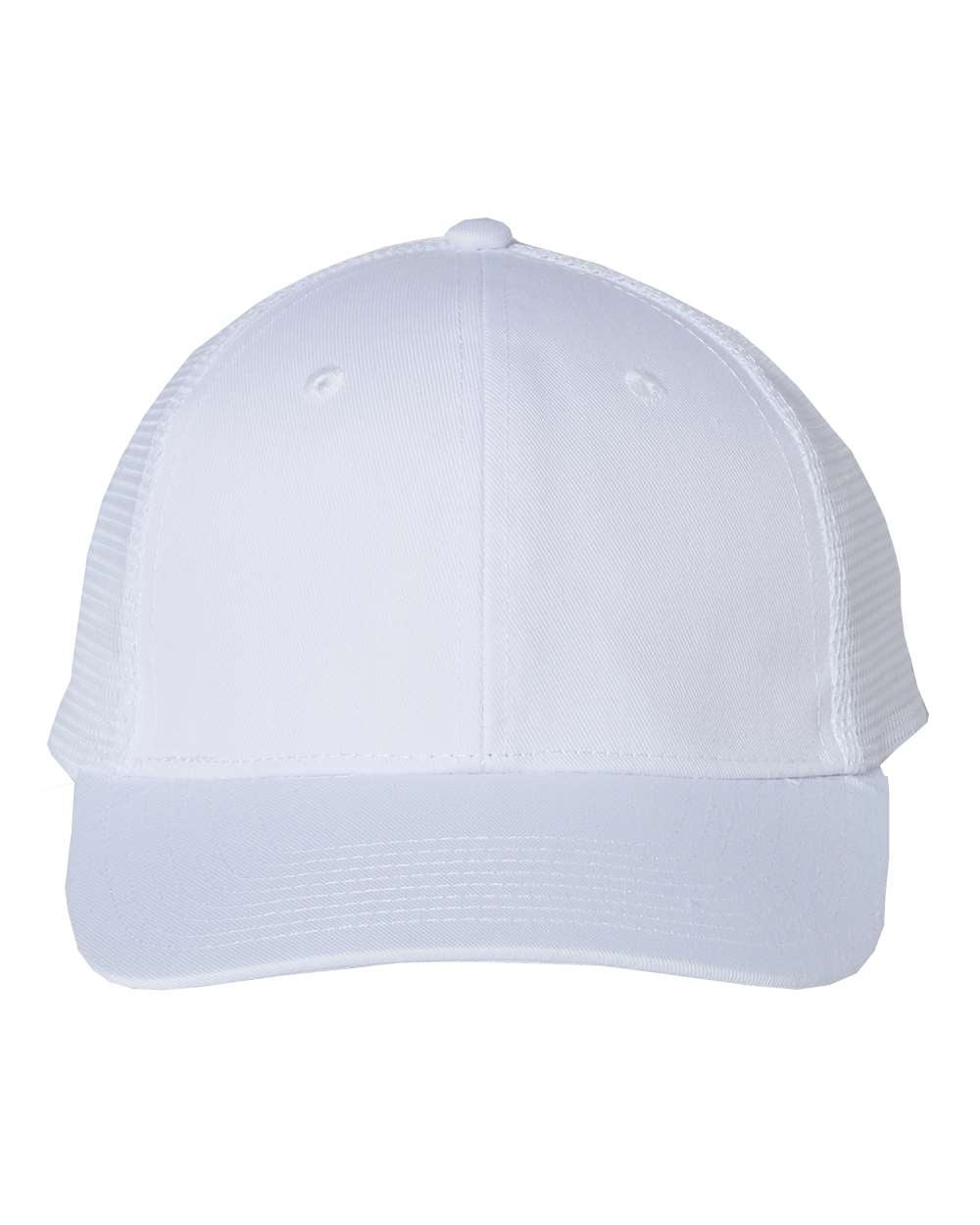 Valucap Mesh-Back Trucker Cap VC400 White Color Valucap Mesh-Back Trucker Cap
