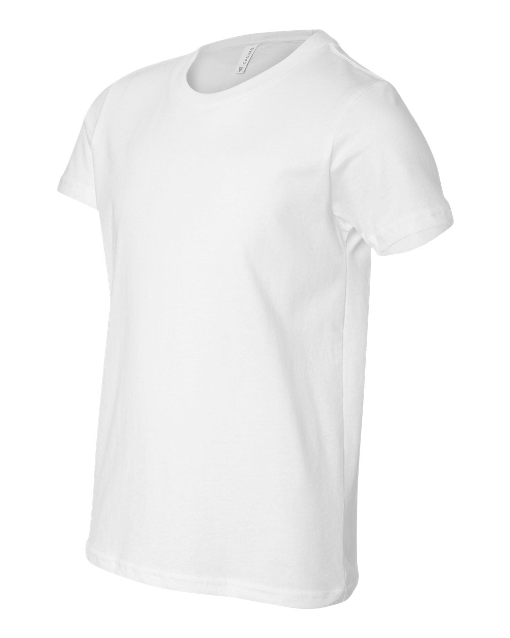 BELLA + CANVAS Youth Unisex Jersey Tee 3001Y #color_White