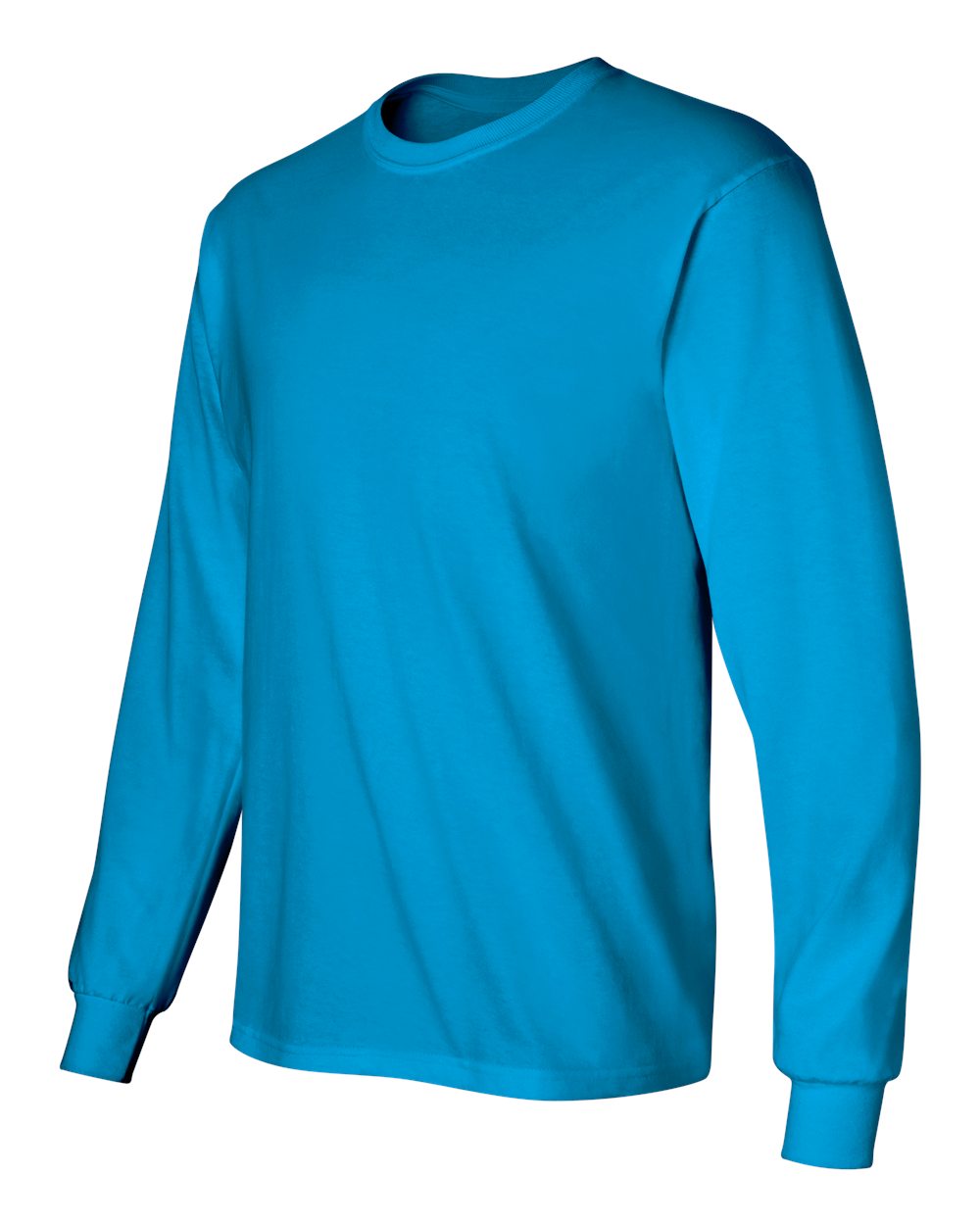 Gildan Ultra Cotton® Long Sleeve T-Shirt 2400 #color_Sapphire