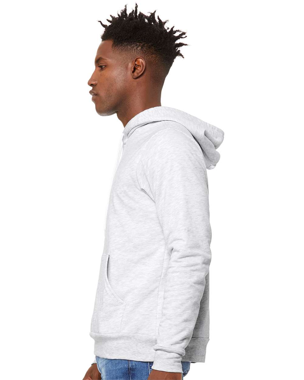 BELLA + CANVAS Unisex Sponge Fleece Hoodie 3719 #colormdl_Ash