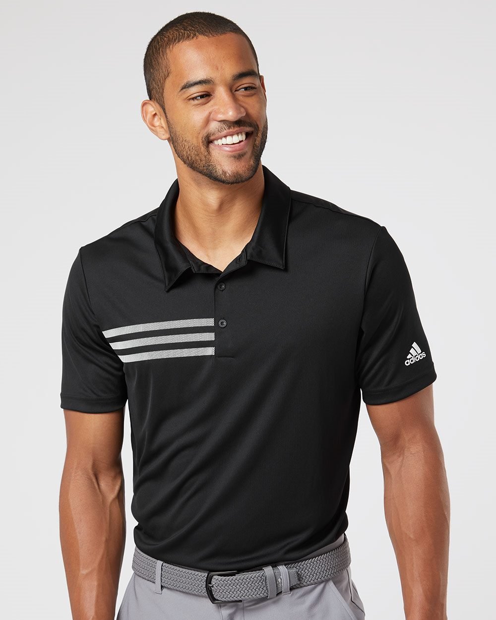 Adidas A324 3-Stripes Chest Polo Men's T-Shirt