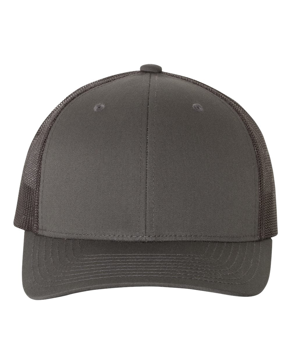 YP Classics Six-Panel Retro Trucker Cap 6606 Charcoal Color Six-Panel Retro Trucker Cap