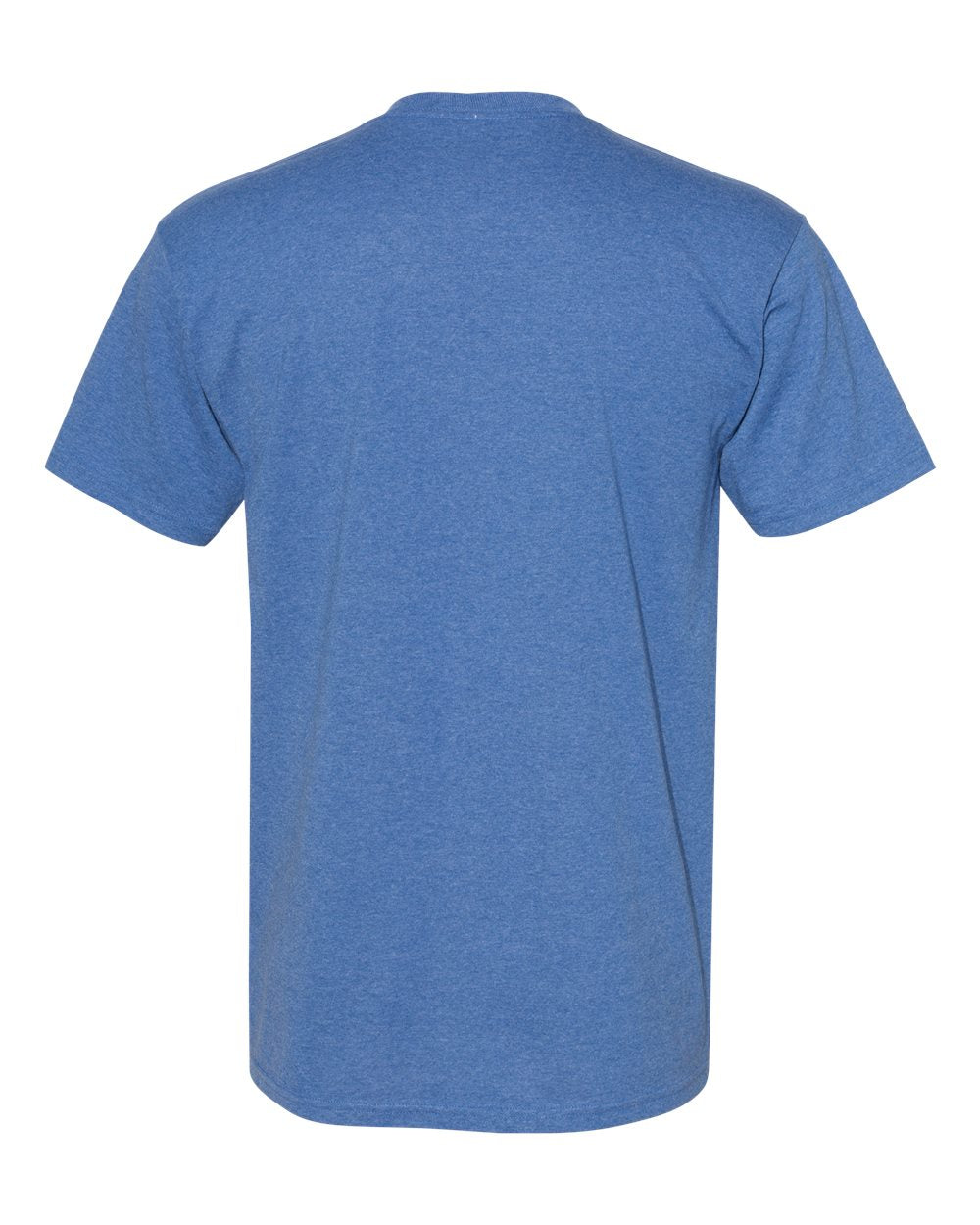 American Apparel 1701 Midweight Cotton Unisex Tee #color_Heather Royal