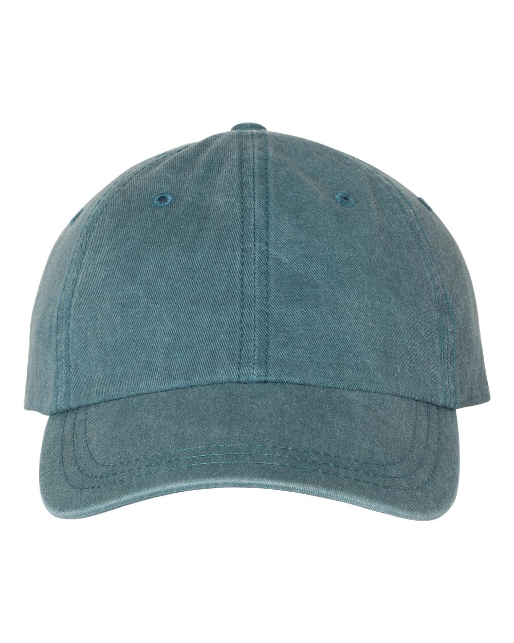 Teal Color Sportsman Pigment-Dyed Cap