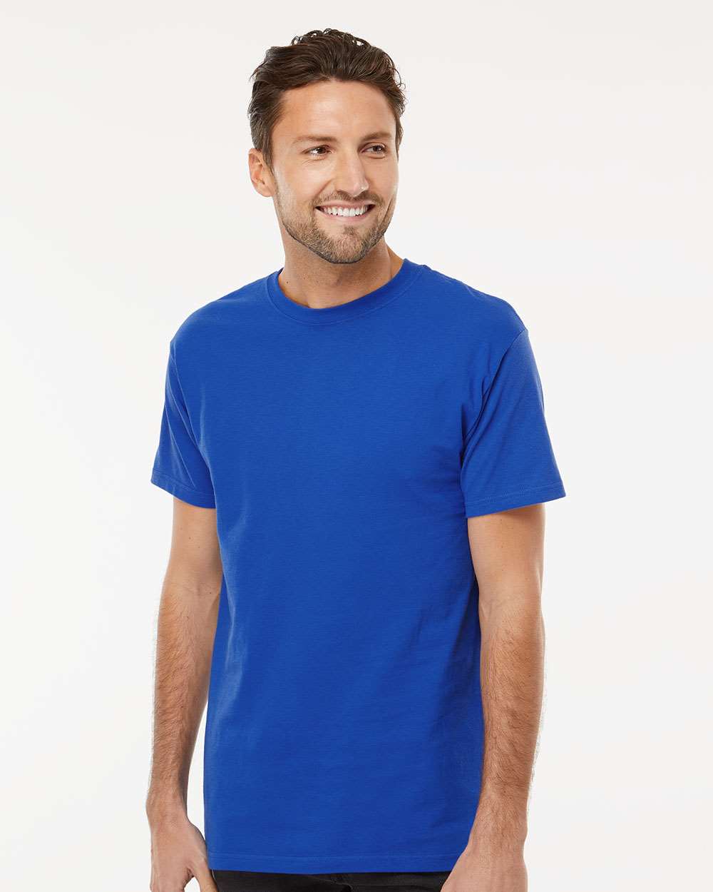 M&O Gold Soft Touch T-Shirt 4800 #colormdl_Royal