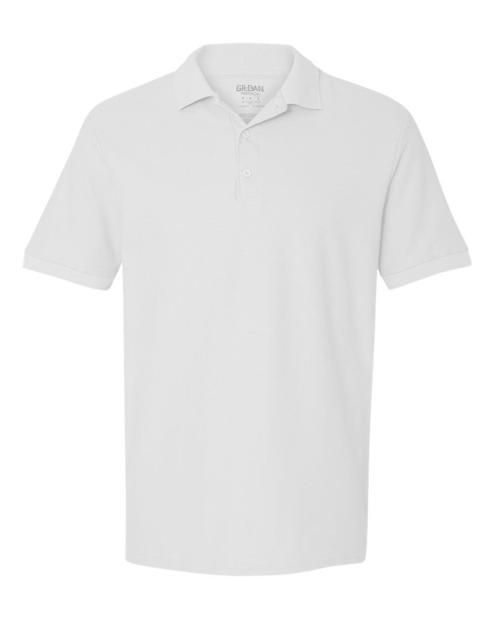 Gildan Premium Cotton® Double Piqué Polo 82800 #color_White