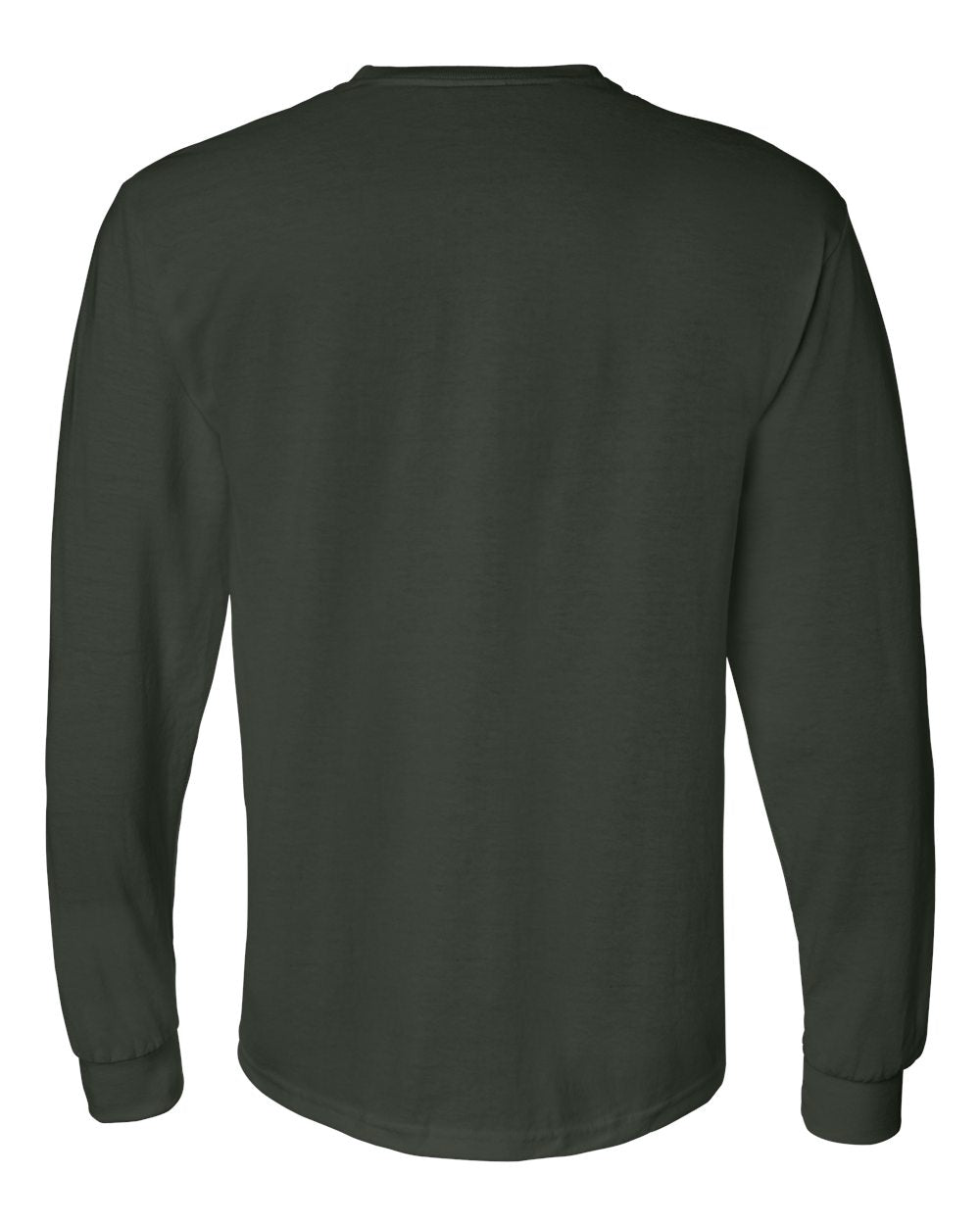 Gildan DryBlend® 50/50 Long Sleeve T-Shirt 8400 #color_Forest Green