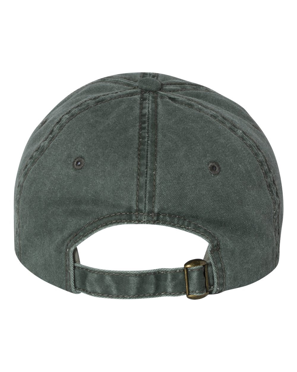 Forest Color Sportsman Pigment-Dyed Cap Back View