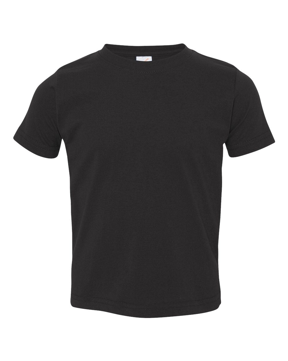 Rabbit Skins Toddler Fine Jersey Tee 3321 #color_Black