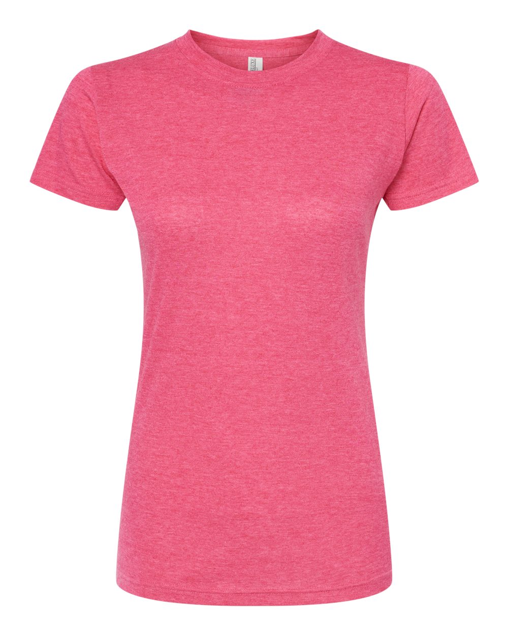M&O Women's Deluxe Blend T-Shirt 3540 #color_Heather Fuchsia