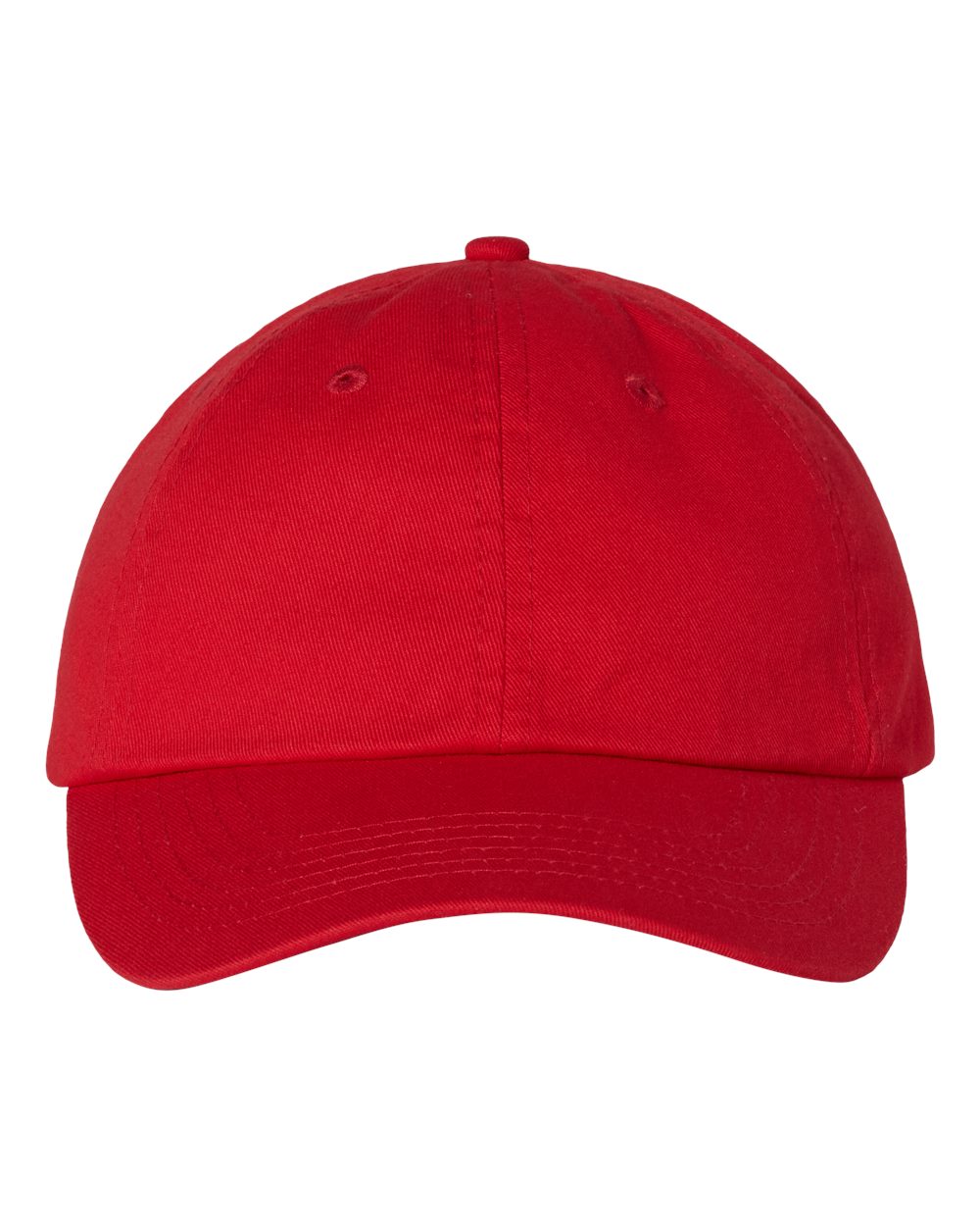 Red Color Adult Bio-Washed Classic Dad’s Cap