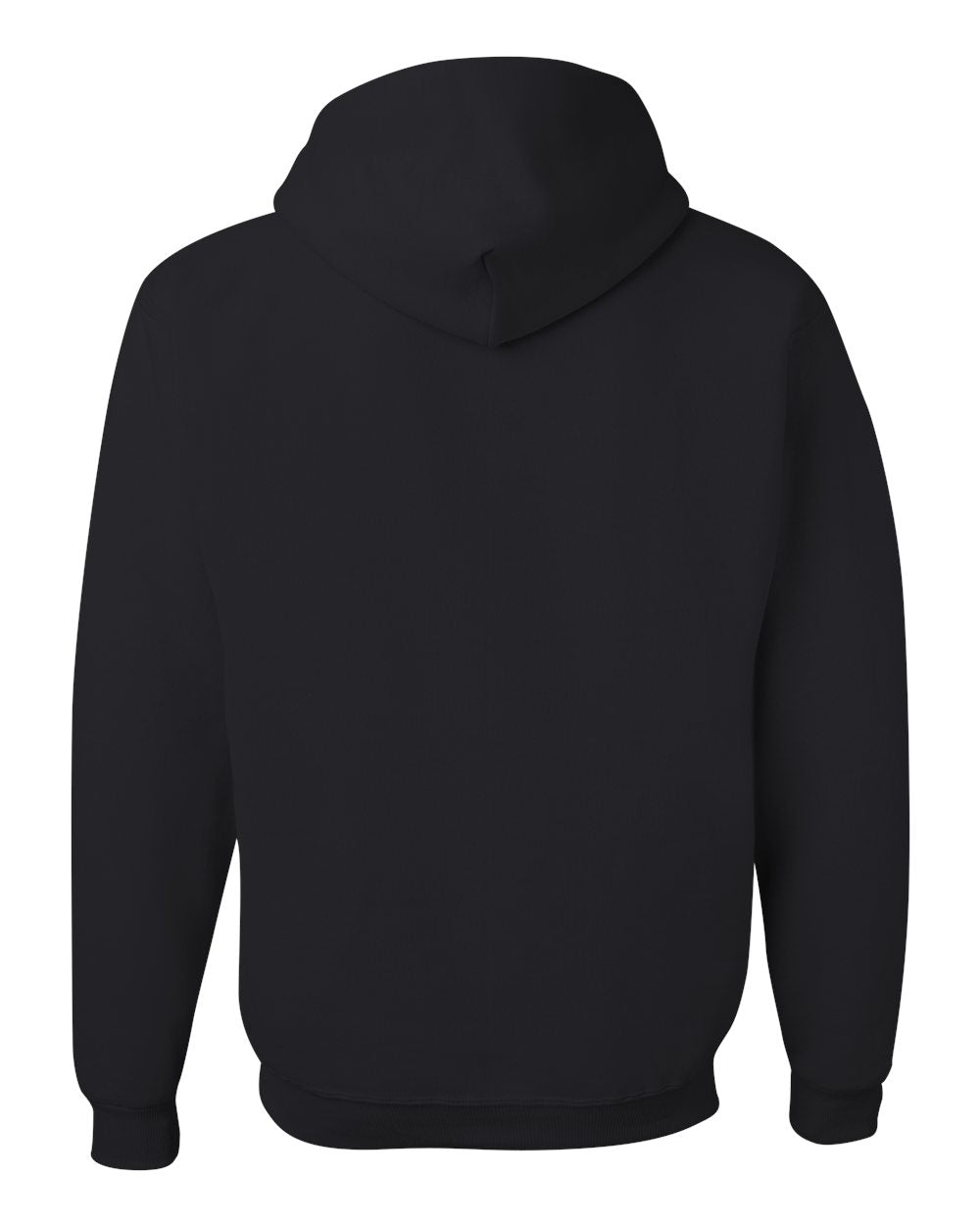 JERZEES NuBlend® Hooded Sweatshirt 996MR #color_Black