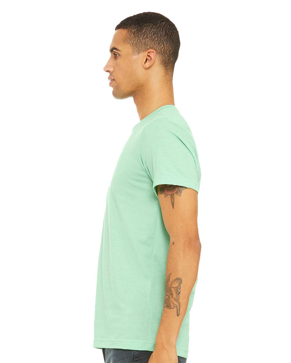 BELLA + CANVAS Unisex Jersey Tee 3001 mdl Mint Color BELLA + CANVAS Unisex Jersey Tee