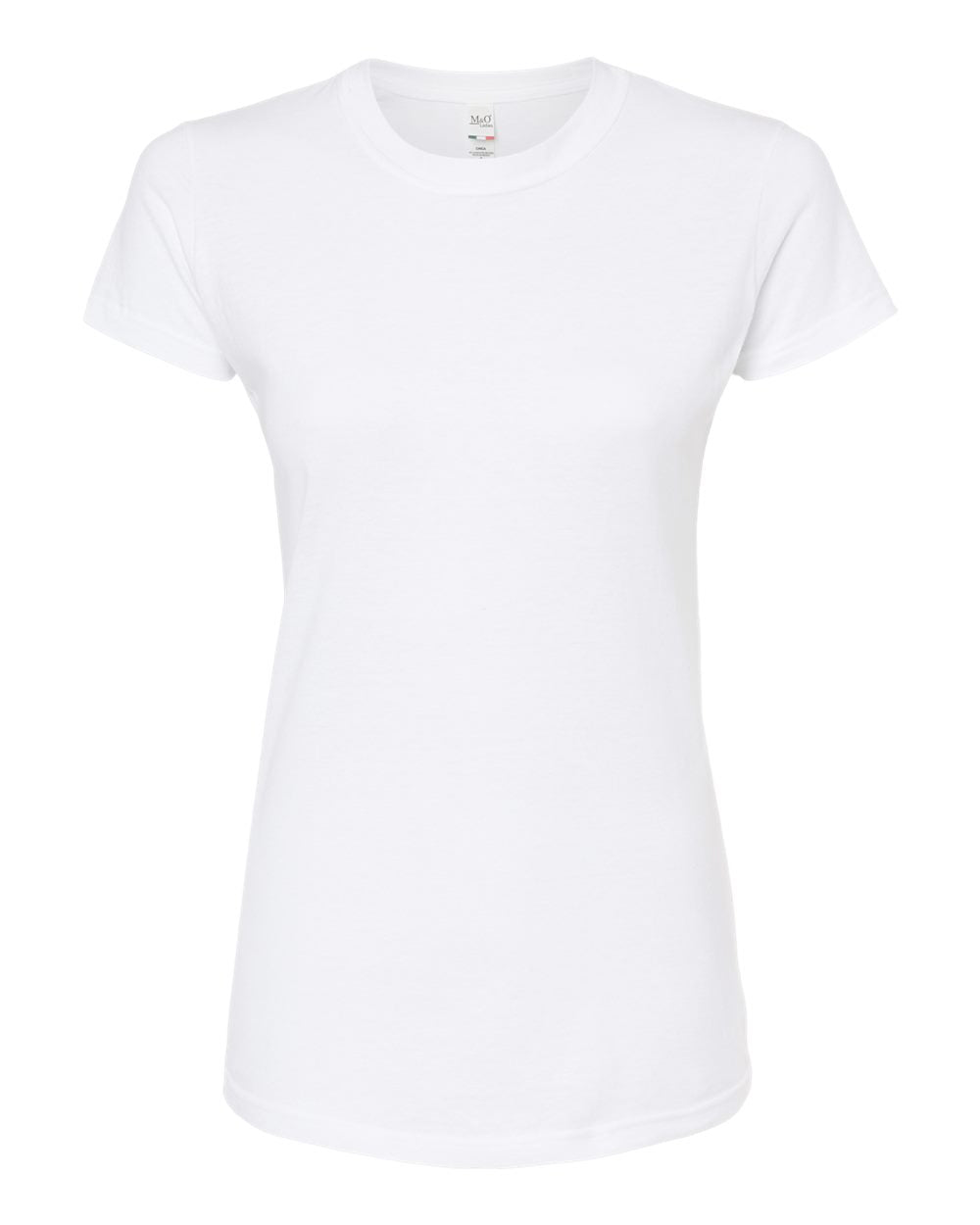M&O Women's Fine Jersey T-Shirt 4513 #color_Fine White